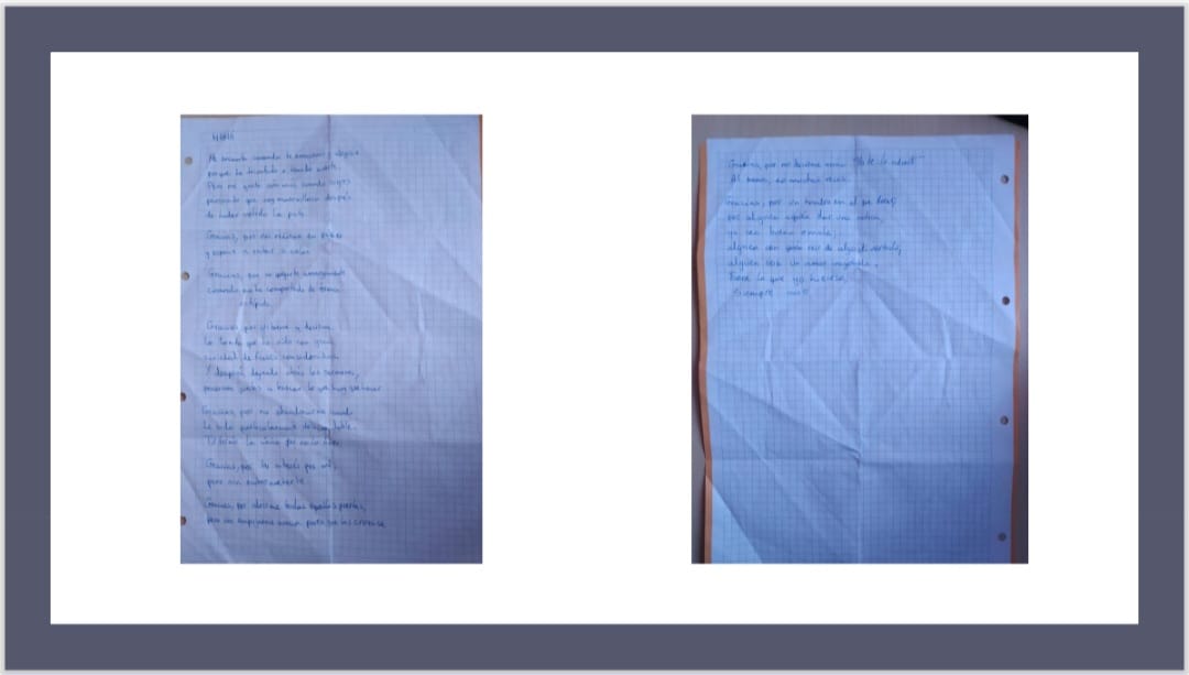 Carta de Cris a mamá